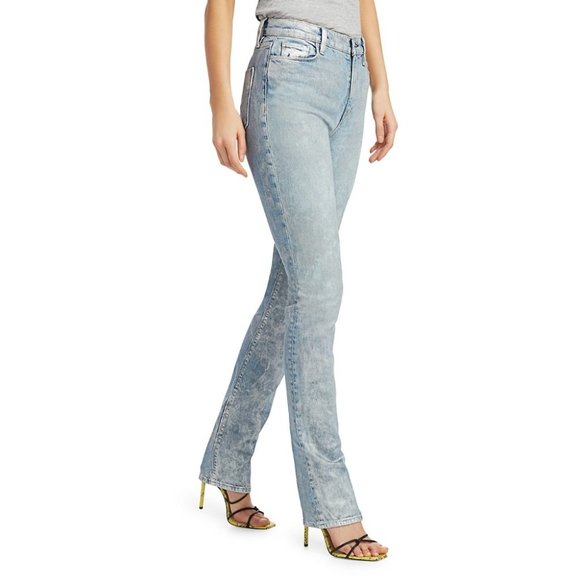 NEW with Tags, Hudson Jeans with Silver Metallic Foil - Picture 3 of 16